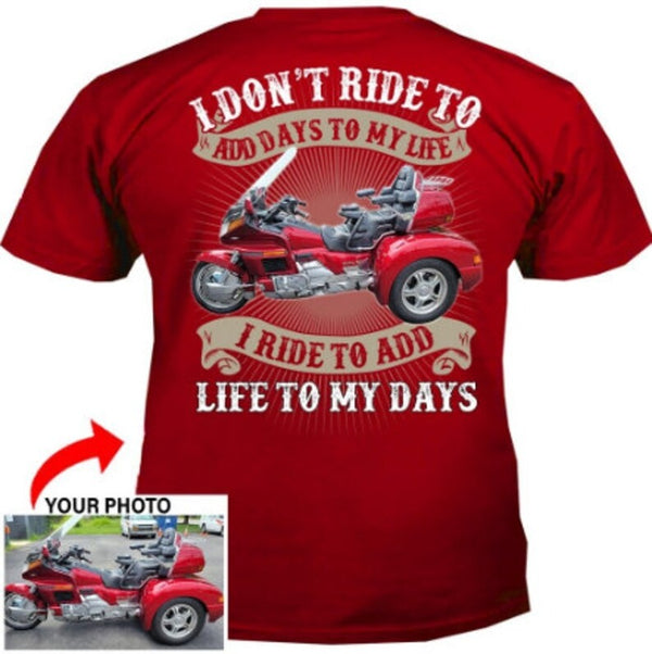 Goldwing Trike Motorcycle Personalized T-shirt, Cool Gift For Bikers, Motorcycle Lovers, Trike Rider Gift, Triker Tshirt-PSTN2DTS000010