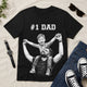 Custom Photo #1 Dad Sketch Line Art - Personalized Shirt
