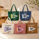 Pennant Flag Custom School Name - Personalized Tote Bag | Cute Back To School Gift For Students