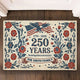 250th Anniversary Eagle Semiquincentennial Patriotic Decor - Personalized Doormat