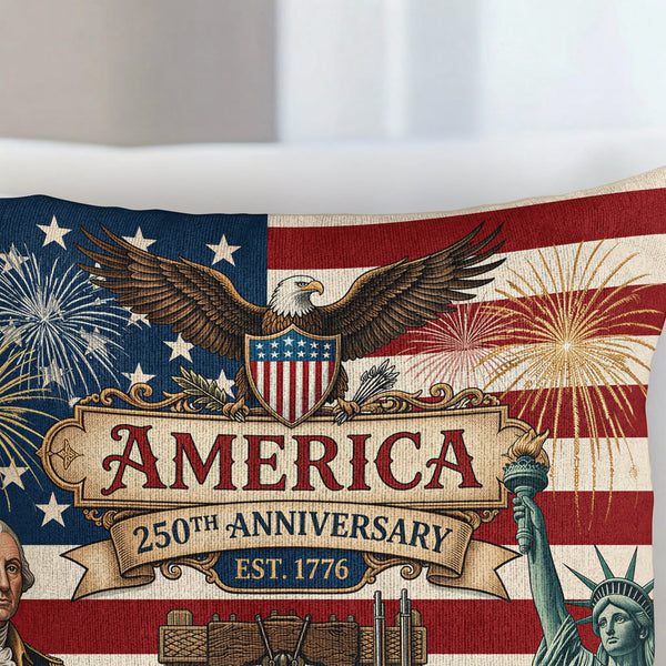 250th Anniversary Of America - Personalized Pillow Cover