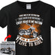 Personalized Biker Custom Photo T-Shirt – Motorcycle Rider Shirt, Unique Gift for Bikers - PSMN2DTS000038