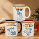 World's Best Dad Sketch Line Art Retro Mug Father's Day - Personalized Mug | Vintage Dad Gift