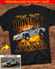 Funny Dirt Track Racing T-Shirt Personalized – Unique Gift for Sprint Car, Late Model & Street Stock Car Racers - PSMN2DTS000034