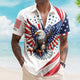 America 250th Anniversary USA Pride Patriotic Eagle - Personalized Hawaiian Shirt