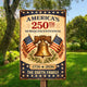 America's 250Th Semiquincentennial - Personalized Metal Sign
