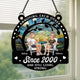 Annoying Each Other Since - Personalized Window Hanging Suncatcher Ornament