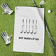 Best Dad By Par, Best Grandpa By Par - Personalized Golf Towel