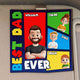 Best Dad Ever Arcade Theme - Personalized Car Visor Clip | Retro Gamer Dad Gift