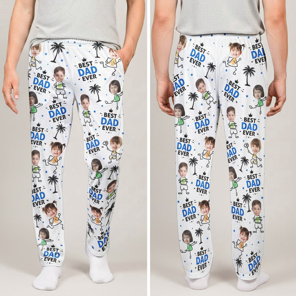 Best Dad Ever New Version Father's Day Gift For Dad, Husband, Grandpa - Personalized Lounge Pants