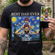 Best Dad Ever Van Gogh Art - Personalized Shirt
