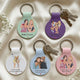 Besties Forever Turn Your Photo Into Faceless Art Style - Personalized Keychain