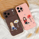 Birth Flower Gift For Daughter, Sister, Friend - Personalized Leather Phone Case