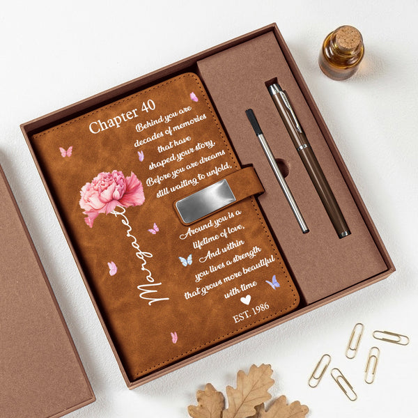 Birthday Gift For Women Next Chapter - Personalized Notebook Set