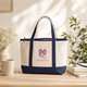 Personalized Nurse Embroidary Tote Bag QH09