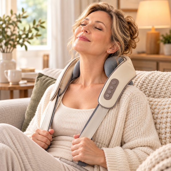 Mepriva Wireless Neck & Shoulder Massager, Deep Kneading