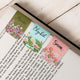 Custom Name & Birth Month Flower For Book Lovers, Book Clubs - Personalized Leather Magnetic Bookmark