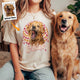 Custom Vintage Pet Photo - Personalized Photo Comfort Tee