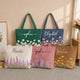 Custom Birth Flower & Name For Her, Wife, Daughter, Sister, Mom, Grandma - Personalized Tote Bag | Thoughtful Floral Gift For Women