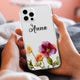 Custom Birth Month Flower – Personalized Clear Phone Case
