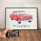 Father's Day Gifts, Custom Car Photo Watercolor Art Father's Day, Birthday Gift For Dad, Husband - Personalized Poster