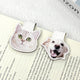 Custom Dog, Cat, Pet Face - Personalized Leather Magnetic Bookmark