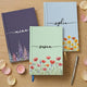 Custom Name & Birth Flower Birthday Gift For Her, Sisters, Daughter, Friends - Personalized Journal