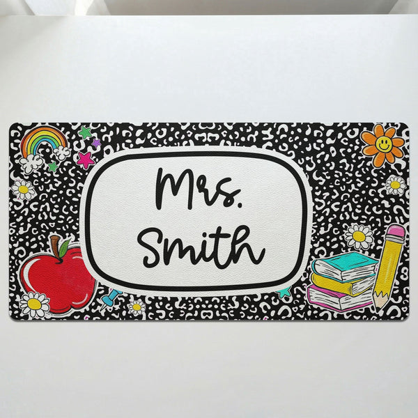 Custom Name For Her, Coworkers, Friends, Teacher - Personalized Desk Mat