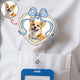 Custom Pet, Dog, Cat - Personalized Acrylic Badge Reel