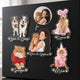 Custom Pet Portrait - Turn Photo Into Art, Gifts For Dog Lovers, Cat Lovers - Personalized Magnet