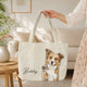 Custom Pet Portrait Watercolor Bag - Personalized Tote Bag