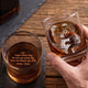 Custom Photo Father's Day Gift For Dad, Husband - Personalized Whiskey Glass