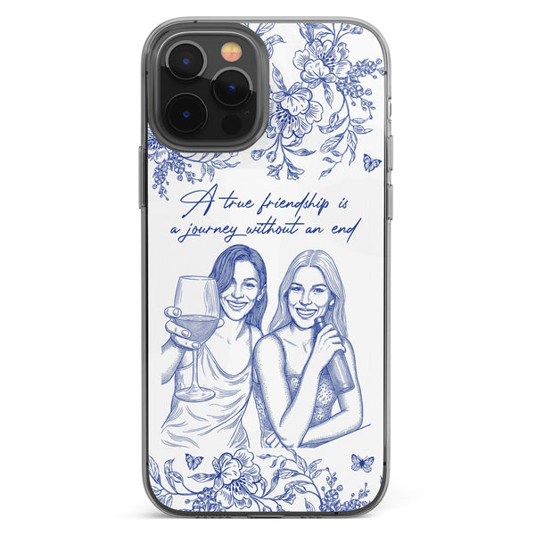 Custom Photo Gift For Friends, Soul Sisters - Personalized Phone Case