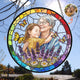 Mother's Day Gifts, Custom Photo Portrait Stained Glass Gift For Mom, Wife, Grandma - Personalized Window Hanging Suncatcher