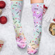 Personalized Cute Dumpling Socks - Custom Name Crew Socks for Kids & Adults