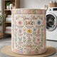 You Are Beautiful Scripture Quilted Laundry Basket EM02