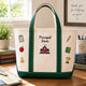 Custom School Principal Embroidary Tote Bag LD01