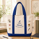 Personalized Faith Service Embroidary Tote Bag LD06