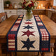 Patriotic Stars Quilted Table Runner LD09