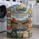 America 250 Quilted Laundry Basket LD14