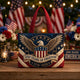 Patriotic American Eagle Quilted Tote Bag LD04