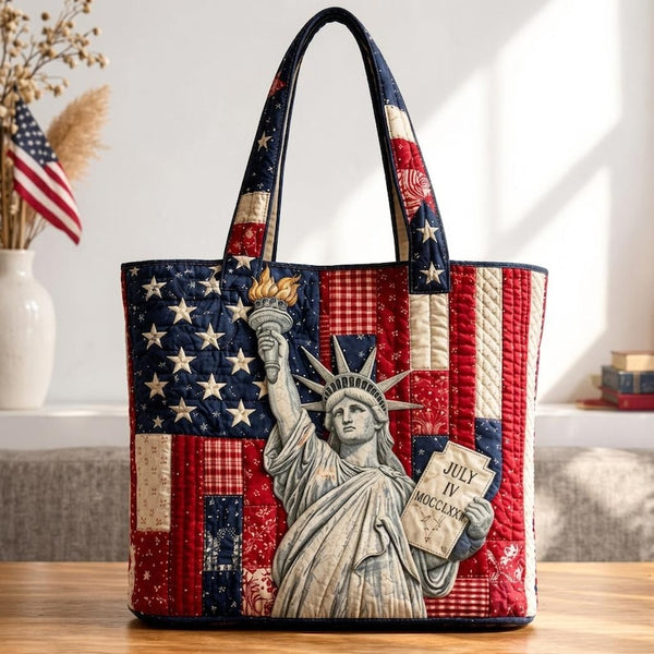 Liberty Patchwork Quilted Tote Bag LD05