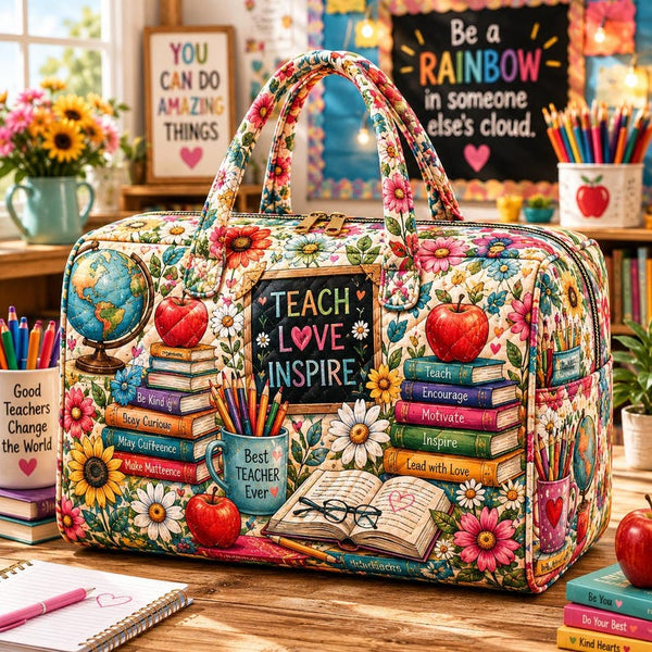 Back To School Quilted Duffle Bag LD16