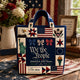 America 250 Years Quilted Tote Bag LV04