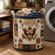 USA 250th Anniversary Home Decor Quilted Laundry Basket QH01