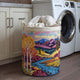 Flower Meadow Quilted Laundry Basket QH17