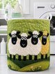 Cute Farm Animal Hamper Quilted Laundry Basket QH26