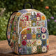 Personalized Floral Patchwork Quilted Backpack TG06