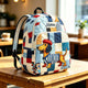 Cute Dachshund Personalized Quilted Backpack GQ47