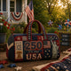 American Flag Quilted Duffle Bag TP02